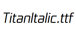 TitanItalic