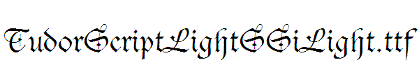 TudorScriptLightSSiLight