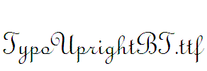 TypoUprightBT