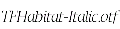 TFHabitat-Italic