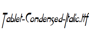 Tablet-Condensed-Italic