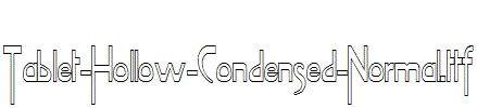 Tablet-Hollow-Condensed-Normal