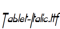 Tablet-Italic