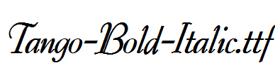 Tango-Bold-Italic