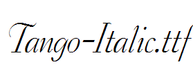 Tango-Italic