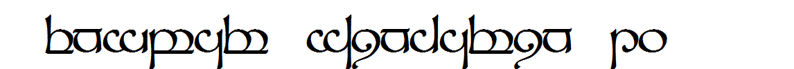 Tengwar-Sindarin-1