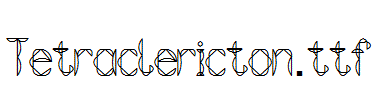 Tetraclericton