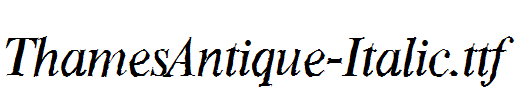 ThamesAntique-Italic