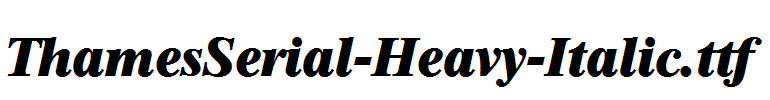 ThamesSerial-Heavy-Italic