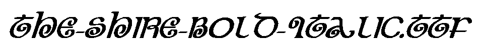 The-Shire-Bold-Italic