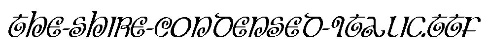 The-Shire-Condensed-Italic