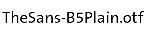 TheSans-B5Plain