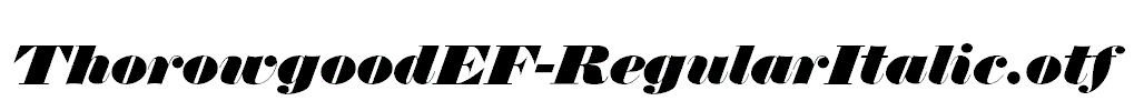 ThorowgoodEF-RegularItalic