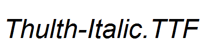 Thulth-Italic