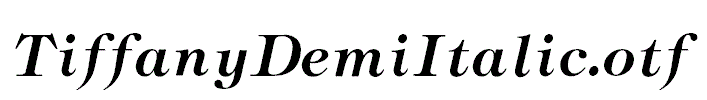 TiffanyDemiItalic