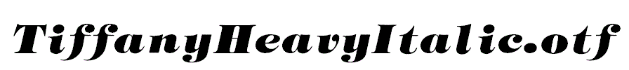 TiffanyHeavyItalic