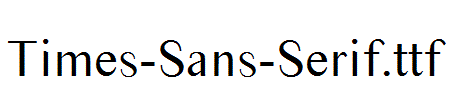 Times-Sans-Serif