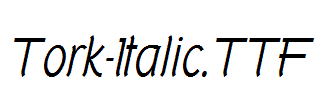 Tork-Italic