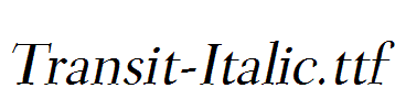 Transit-Italic