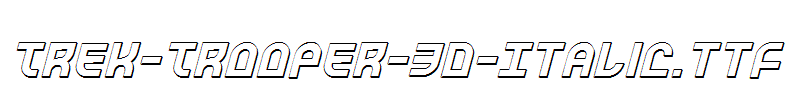 Trek-Trooper-3D-Italic