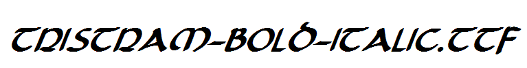 Tristram-Bold-Italic