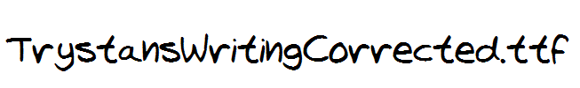 TrystansWritingCorrected