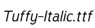 Tuffy-Italic