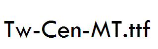 Tw-Cen-MT