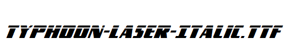 Typhoon-Laser-Italic