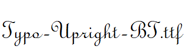 Typo-Upright-BT
