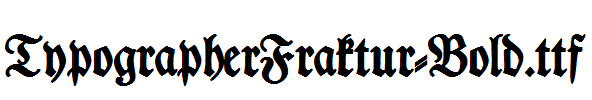 TypographerFraktur-Bold