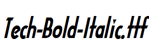 Tech-Bold-Italic