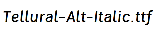 Tellural-Alt-Italic