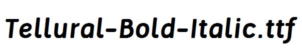 Tellural-Bold-Italic