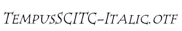 TempusSCITC-Italic