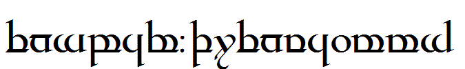 Tengwar-Quenya