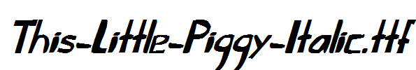 This-Little-Piggy-Italic