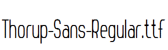 Thorup-Sans-Regular