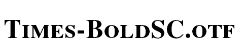 Times-BoldSC