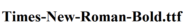 Times-New-Roman-Bold