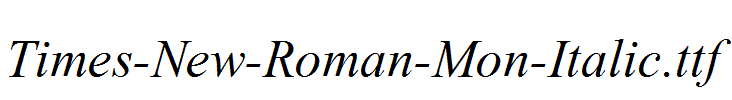 Times-New-Roman-Mon-Italic