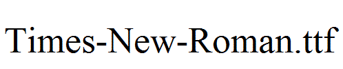 Times-New-Roman