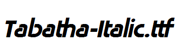 Tabatha-Italic