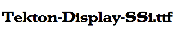 Tekton-Display-SSi