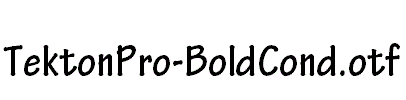 TektonPro-BoldCond