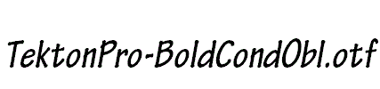 TektonPro-BoldCondObl