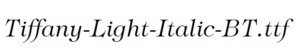 Tiffany-Light-Italic-BT