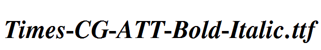 Times-CG-ATT-Bold-Italic