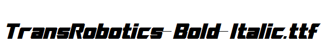 TransRobotics-Bold-Italic