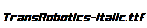 TransRobotics-Italic